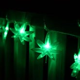 Pulsar High Lights Hemp Leaf LED String Light Set - Discreet Smoker